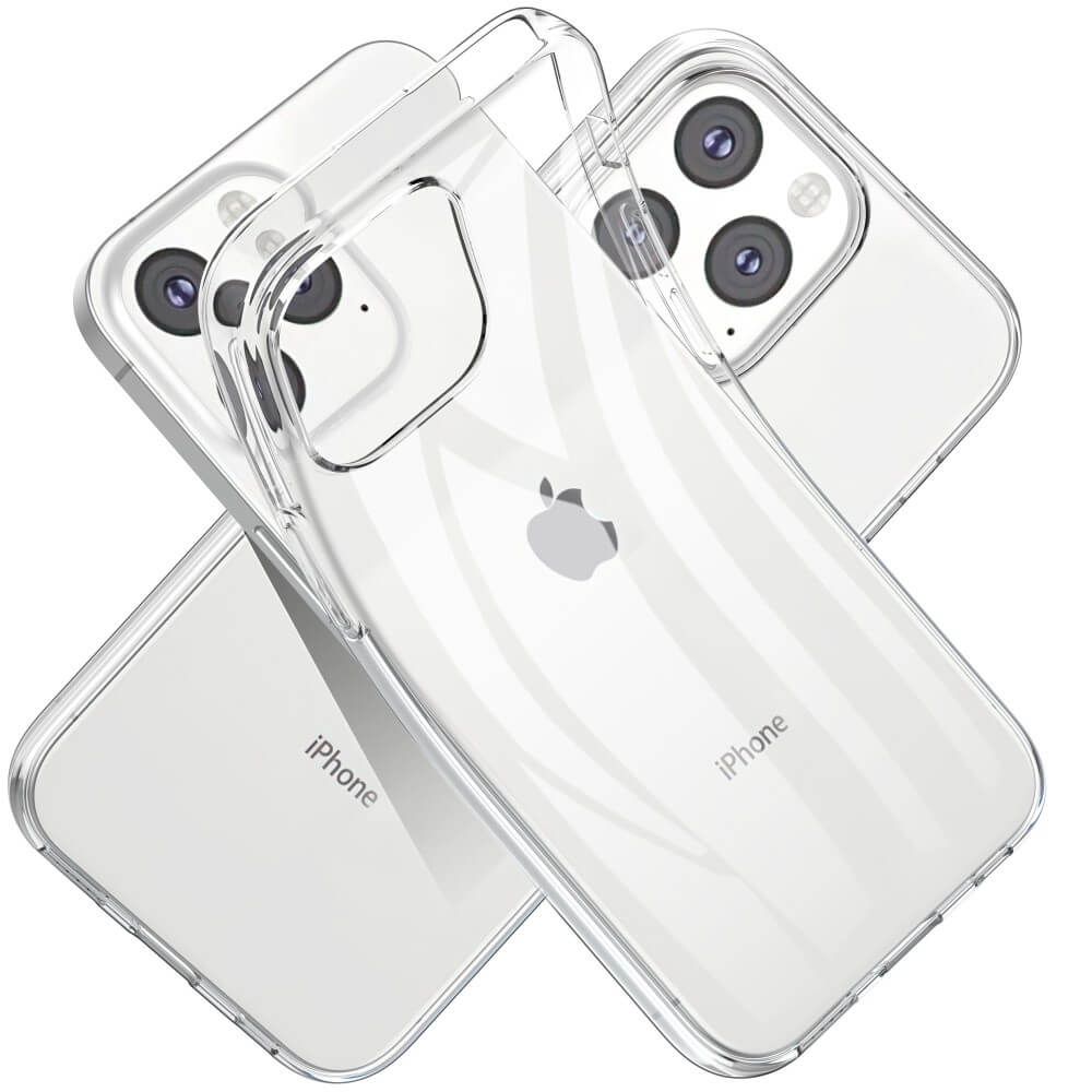 iPhone 14 Pro - Silikon Case Hülle transparent