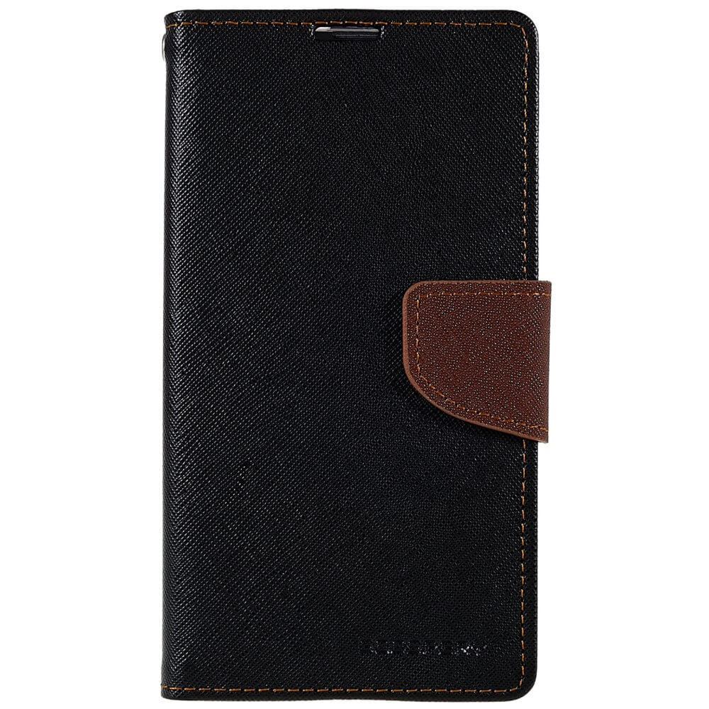 iPhone 14 Plus - Goospery Fancy Case Cover nero/marrone