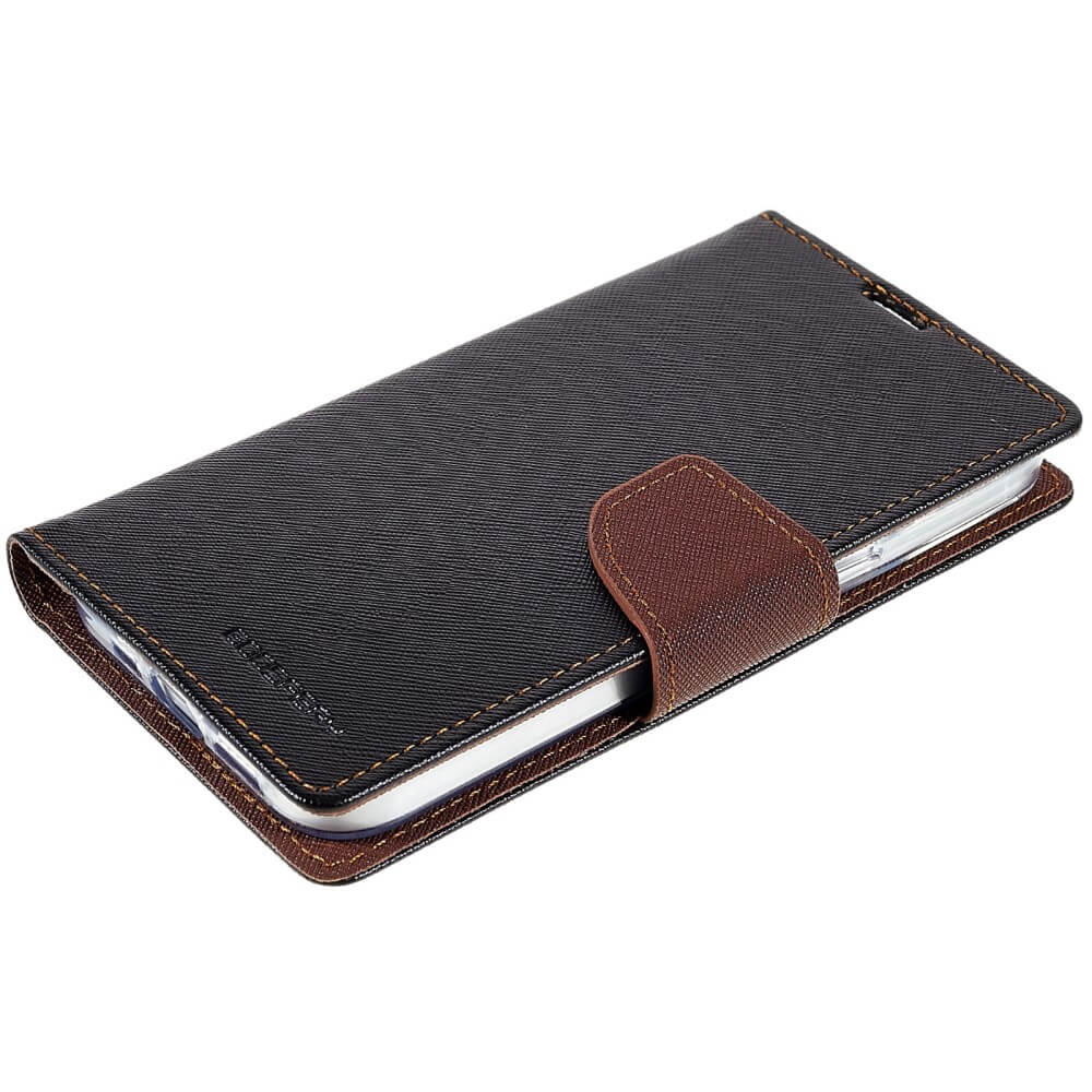 iPhone 14 Plus - Goospery Fancy Case Cover nero/marrone