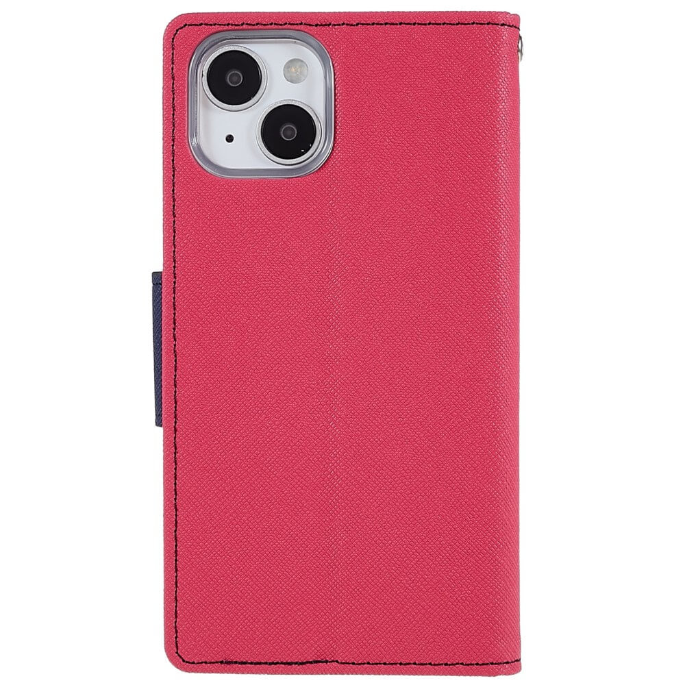 iPhone 14 Plus - Goospery Fancy Etui Hülle pink