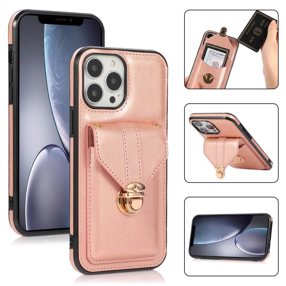 iPhone 14 Pro - Schutzhülle Case mit Tasche