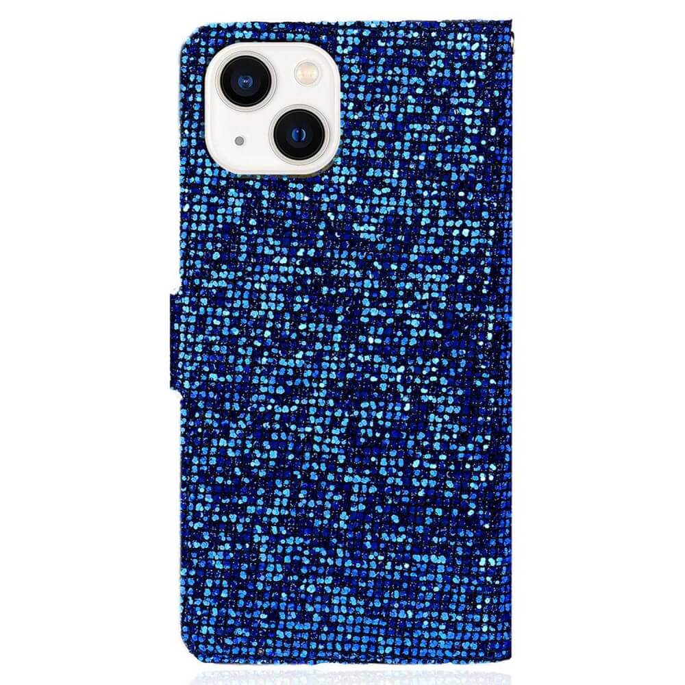 Iphone 14 Plus - Custodia In Pelle Glitterata