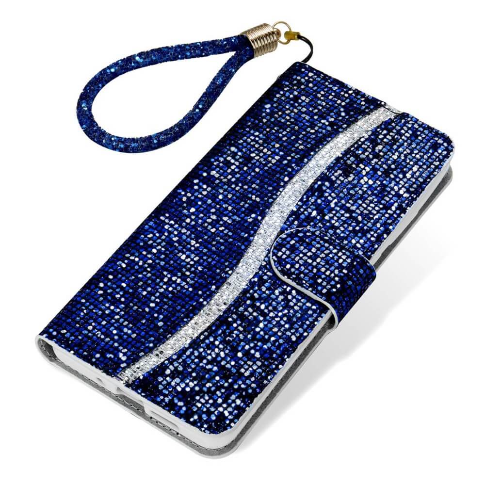 Iphone 14 Plus - Custodia In Pelle Glitterata
