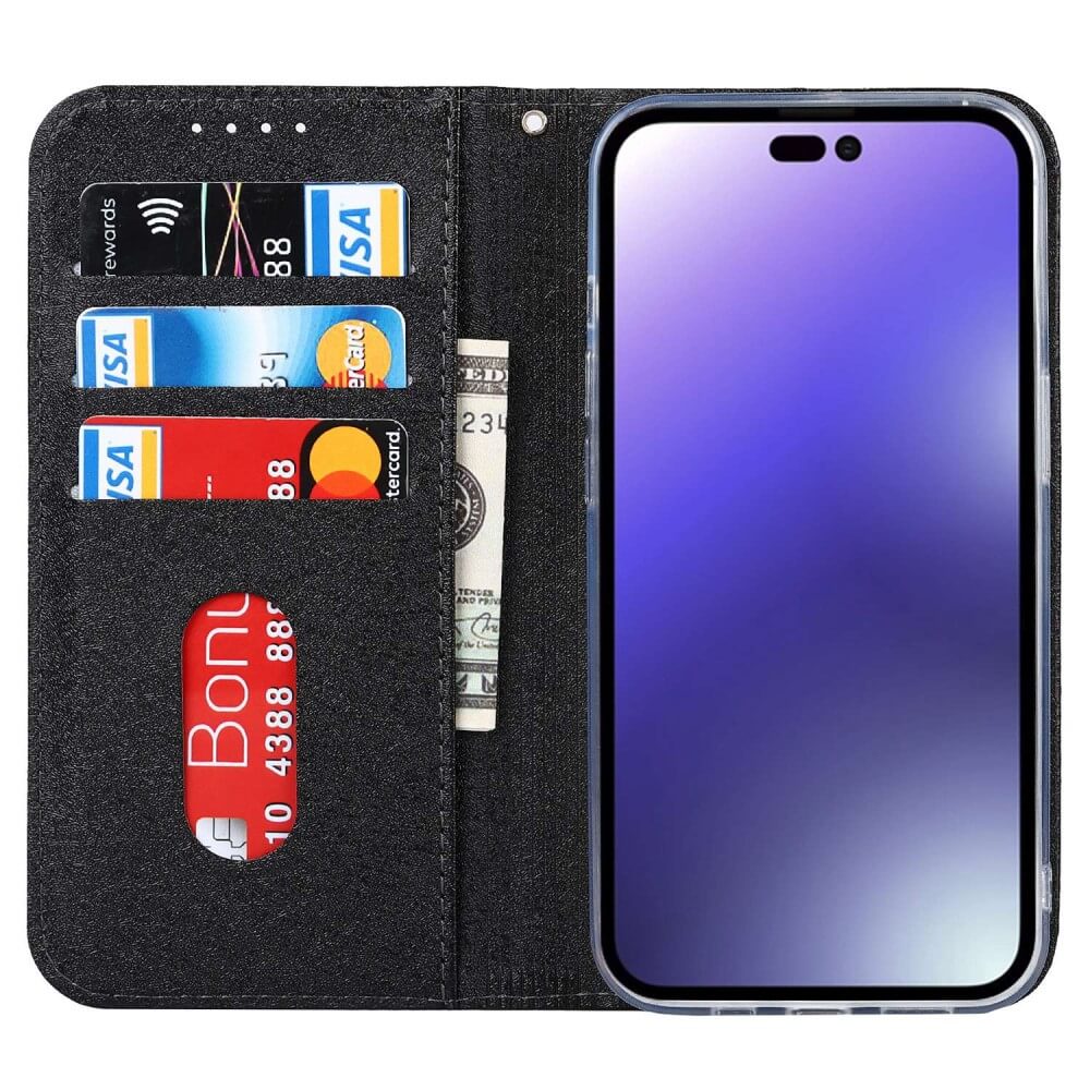 Iphone 14 Pro Max - Silk Texture Flip Case
