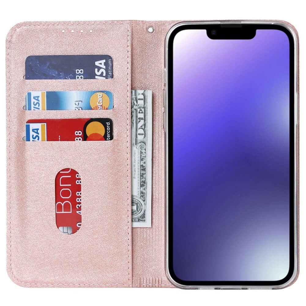 Iphone 14 Plus - Custodia Flip Silk Texture