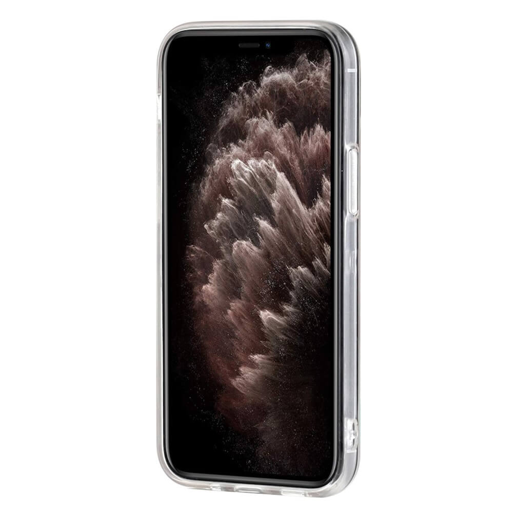 iPhone 14 Plus - Custodia in gomma Cyan Marble