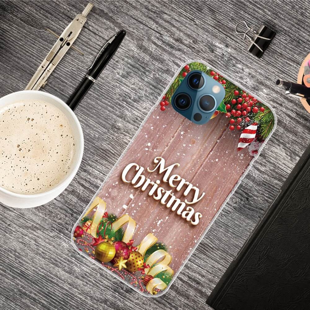 iPhone 14 Pro Max - Silikon Case Merry Christmas