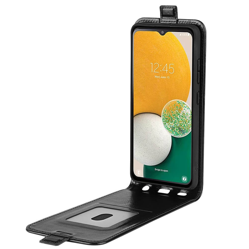 Galaxy A14 - Klassisches Flip Case vertikal schwarz