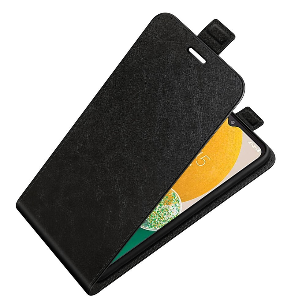 Galaxy A14 - Klassisches Flip Case vertikal schwarz