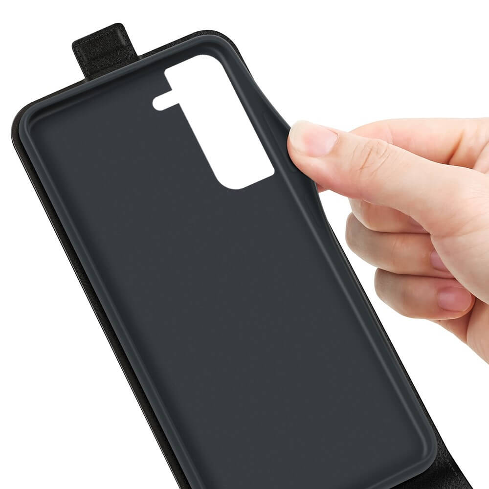Galaxy S23+ - Klassisches Flip Case vertikal schwarz