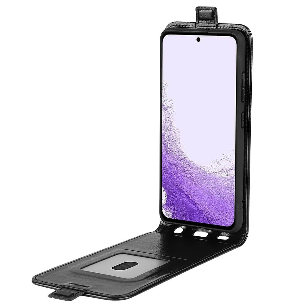 Galaxy S23 - Klassisches Flip Case vertikal schwarz