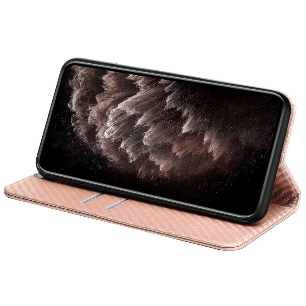 Galaxy S23 Ultra - Carbon Look Flip Case Cover