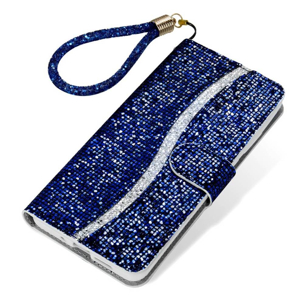 Galaxy A14 - Glitter Leder Etui
