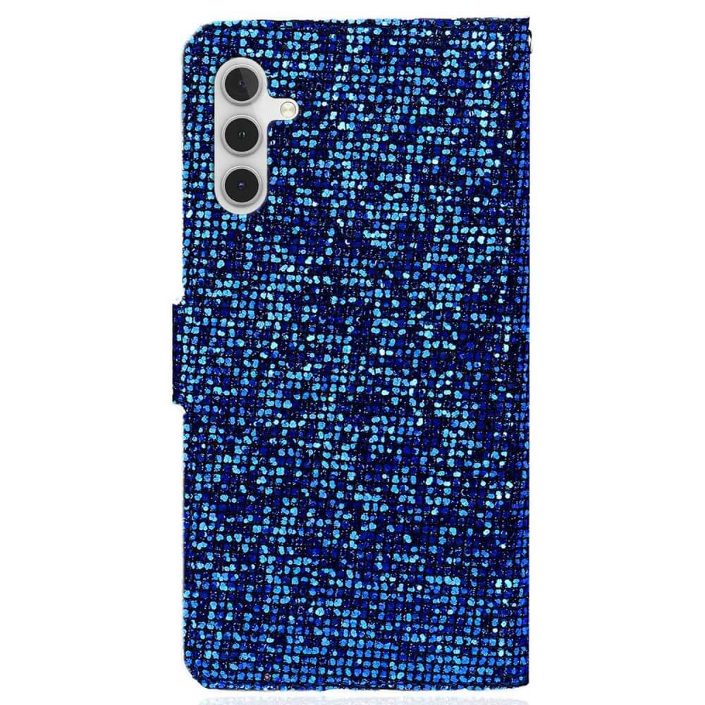 Galaxy A14 - Glitter Leder Etui