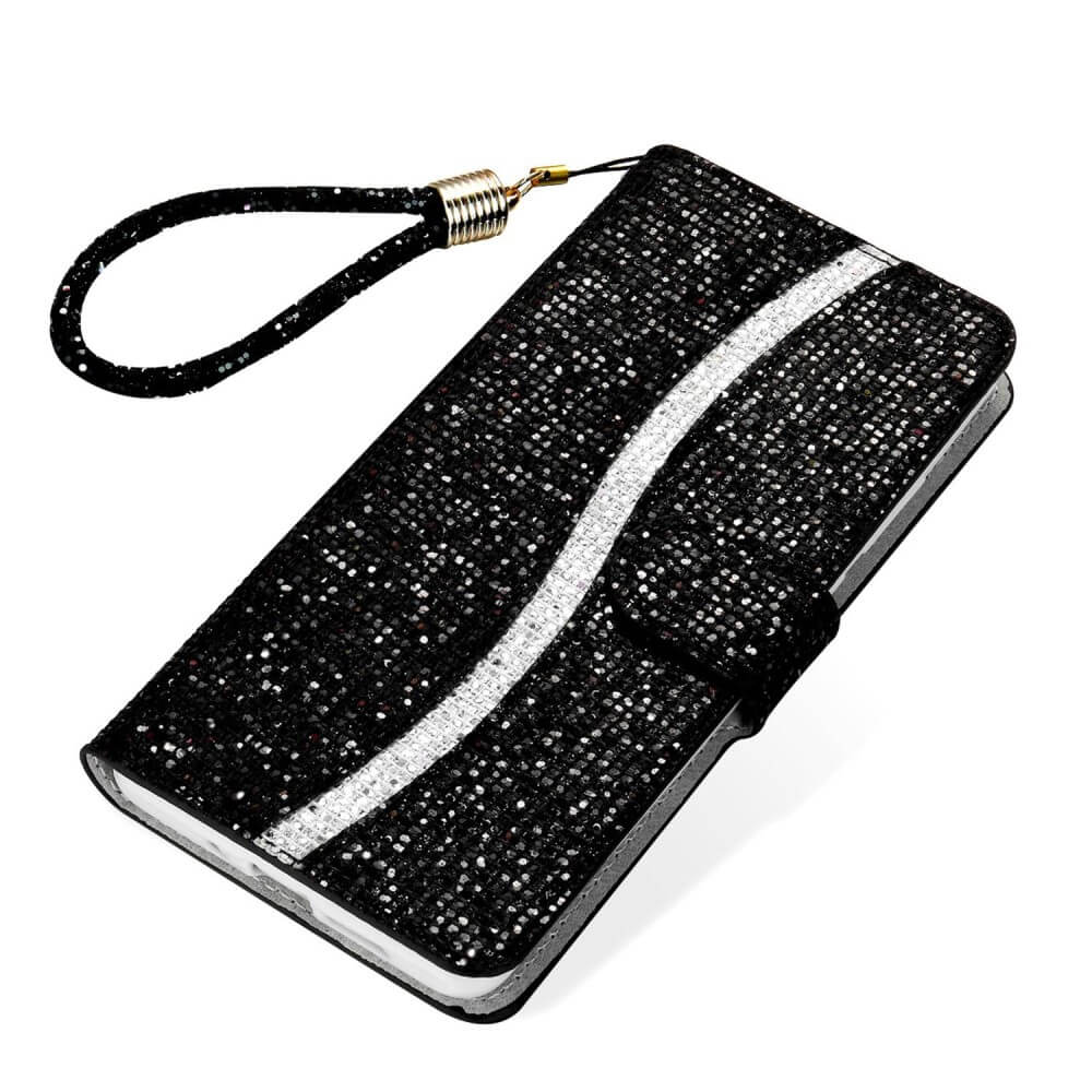 Galaxy S23+ - Custodia In Pelle Glitterata