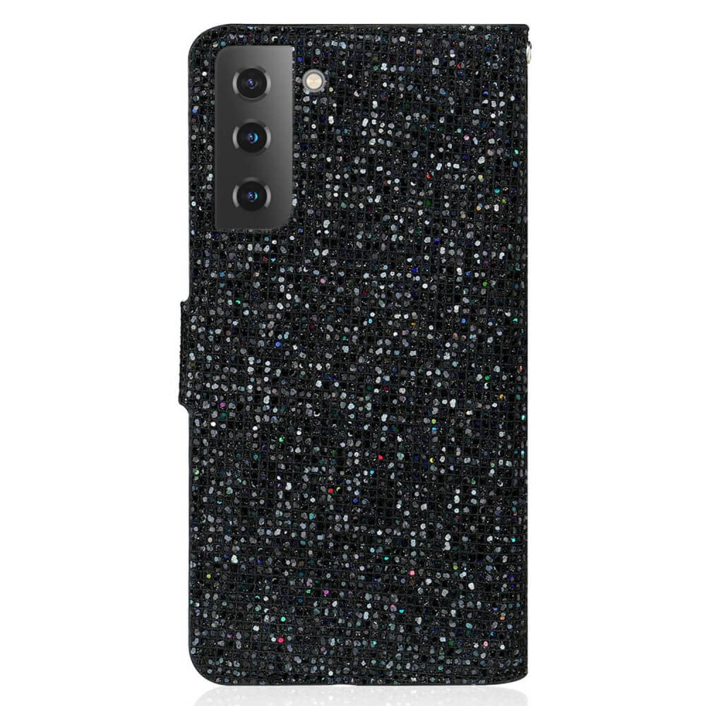 Galaxy S23+ - Custodia In Pelle Glitterata