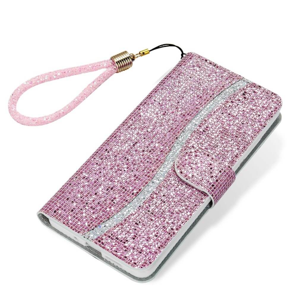 Galaxy S23+ - Custodia In Pelle Glitterata