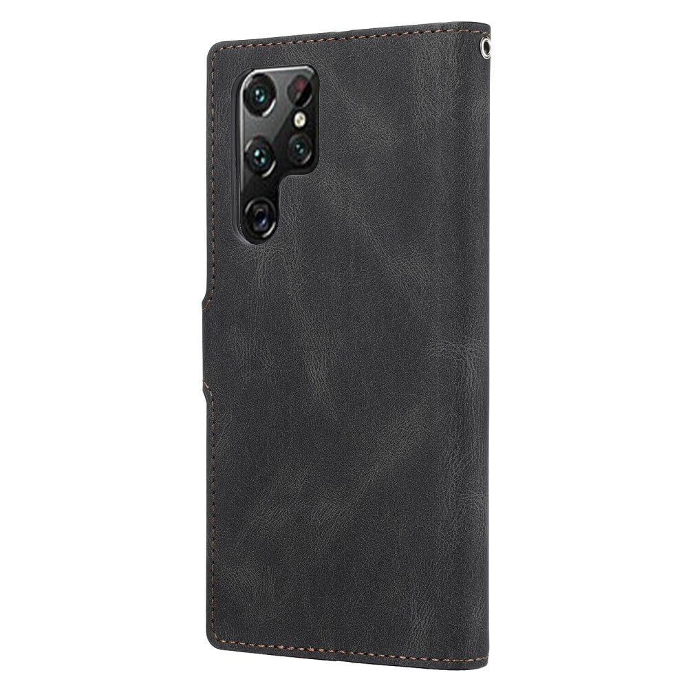 Galaxy S23 Ultra - Leather Case Cover