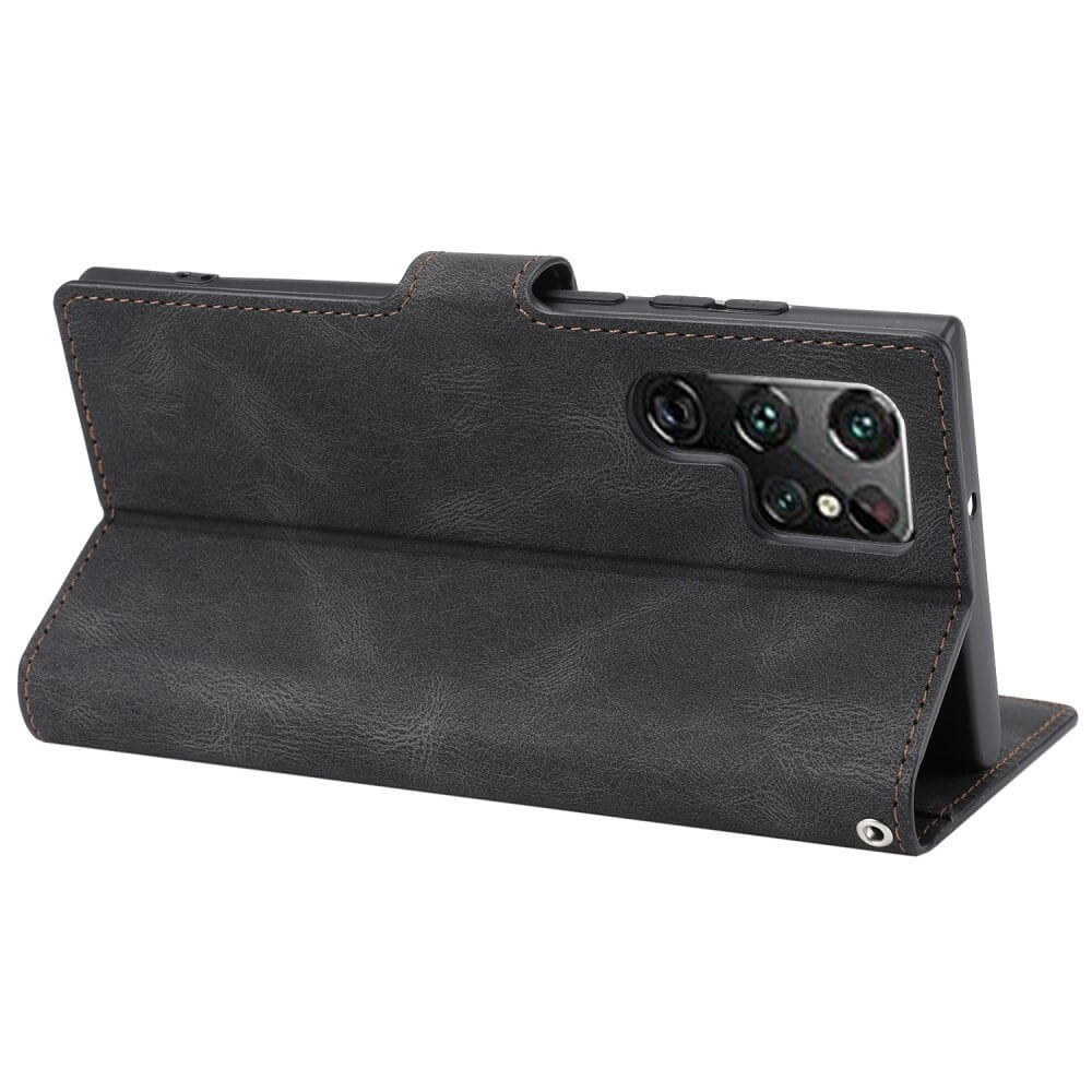 Galaxy S23 Ultra - Leather Case Cover