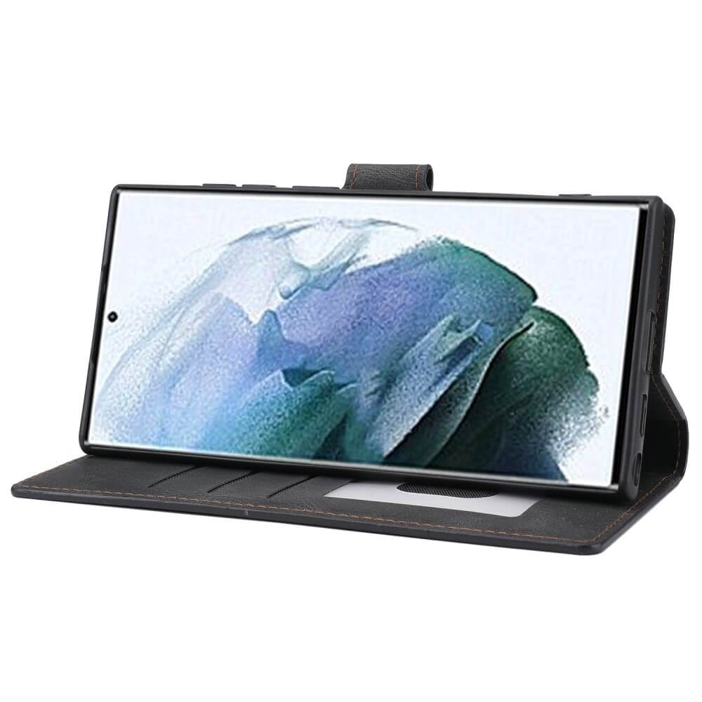 Galaxy S23 Ultra - Leather Case Cover