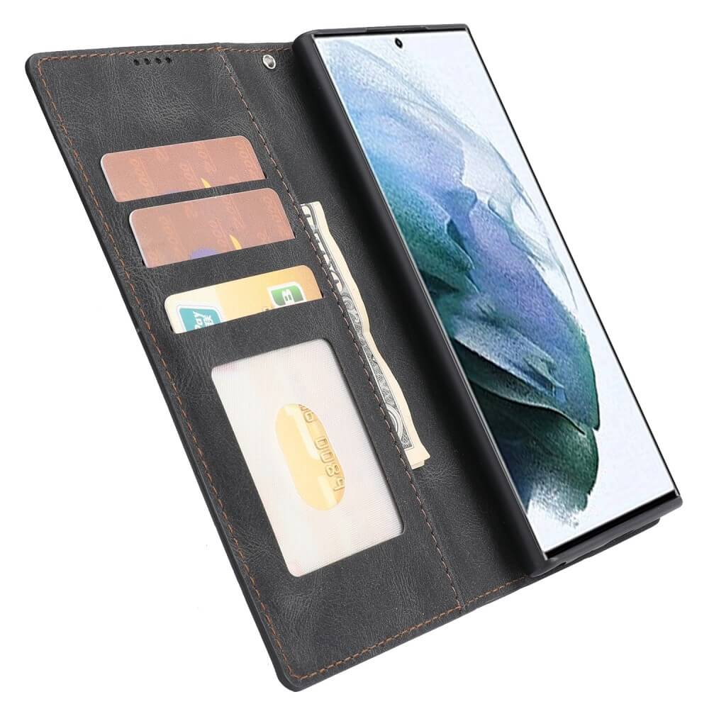 Galaxy S23 Ultra - Leather Case Cover