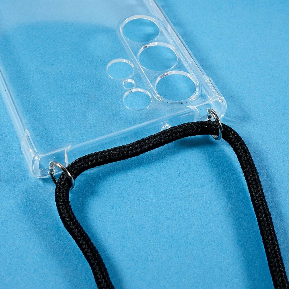 Galaxy S23 Ultra - Hülle mit Umhängeband transparent