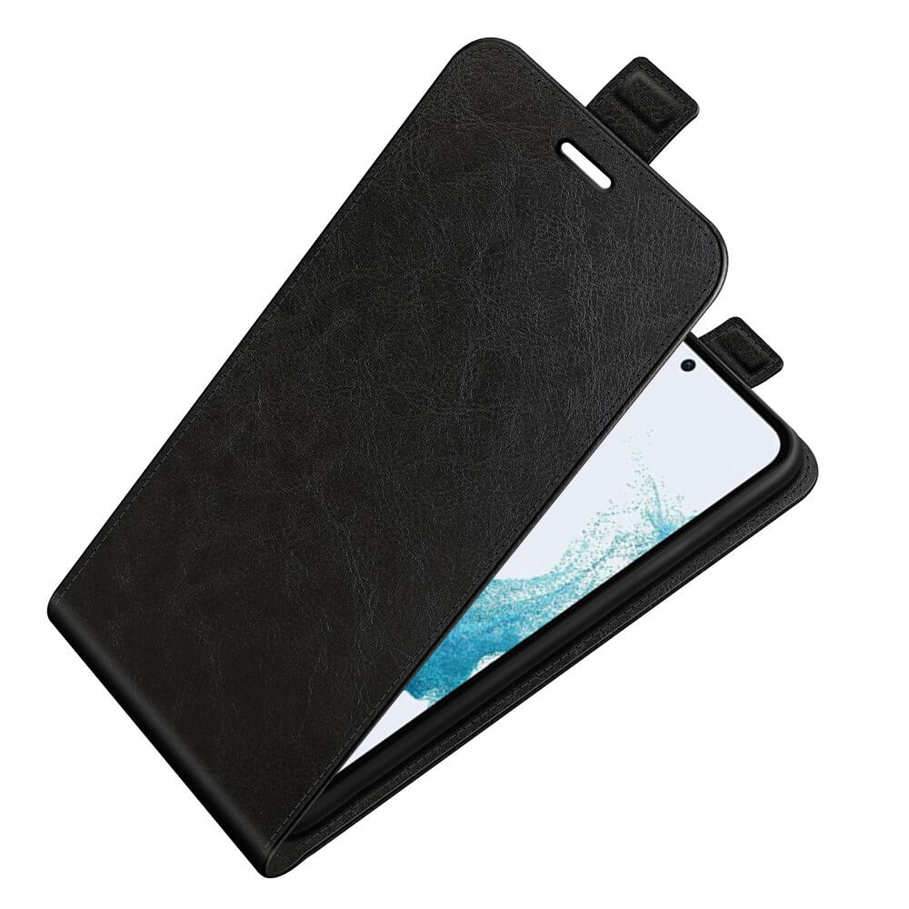 Galaxy A54 - Klassisches Flip Case vertikal schwarz