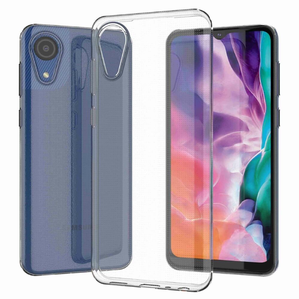 Galaxy A23e - Silikon Case Hülle transparent