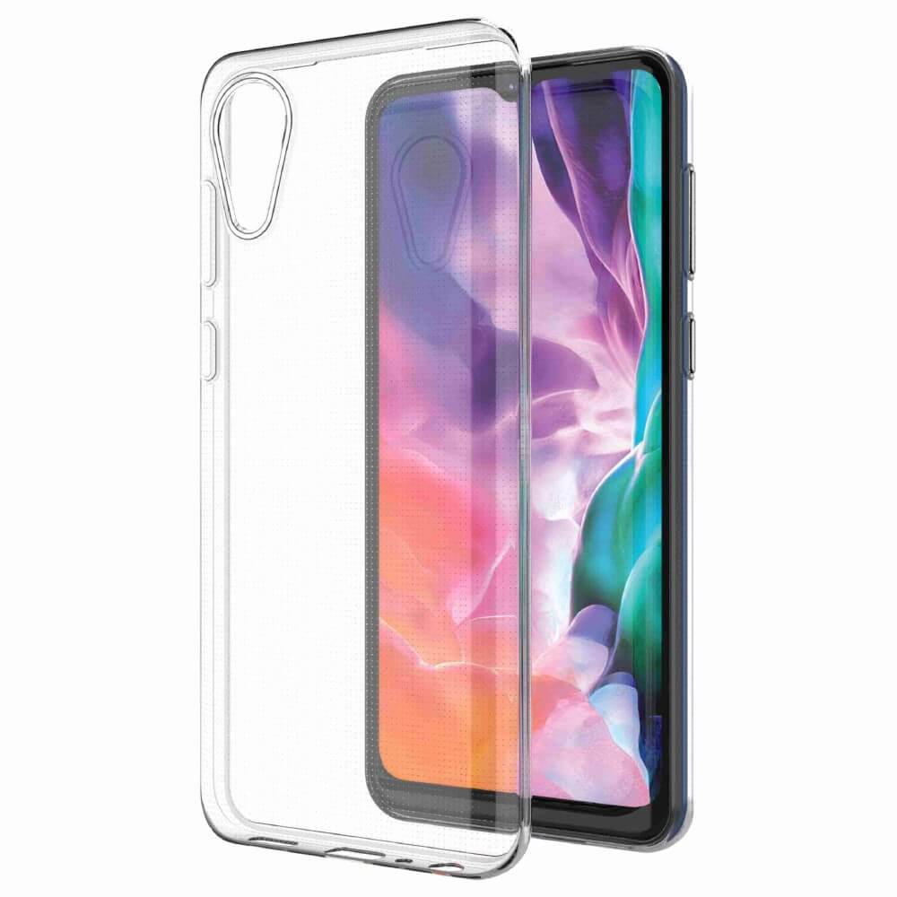 Galaxy A23e - Silikon Case Hülle transparent