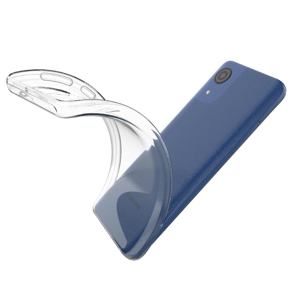 Galaxy A23e - Silikon Case Hülle transparent