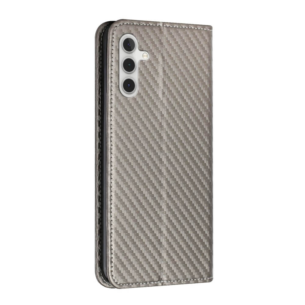 Galaxy A34 - Carbon Look Flip Case Cover