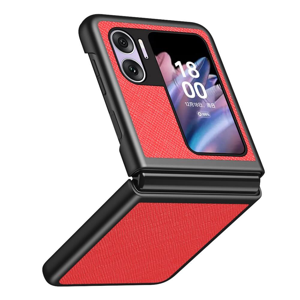 Oppo Find N2 Flip - Cross Texture Protective Case