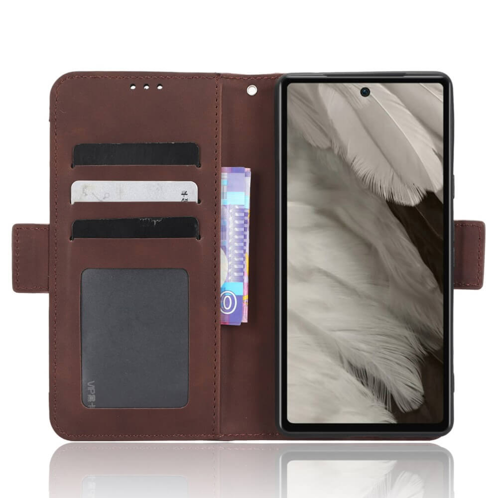 Google Pixel 7a - Etui Mit Vielen Kartenfächer