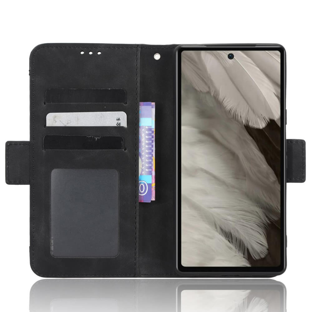 Google Pixel 7a - Etui Mit Vielen Kartenfächer
