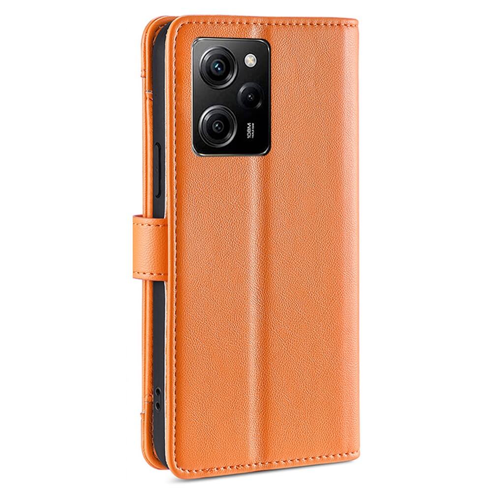 Xiaomi Poco X5 Pro - Wallet Etui Hülle orange