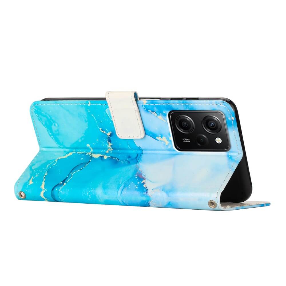 Xiaomi Poco X5 Pro - Custodia in pelle blue Marble
