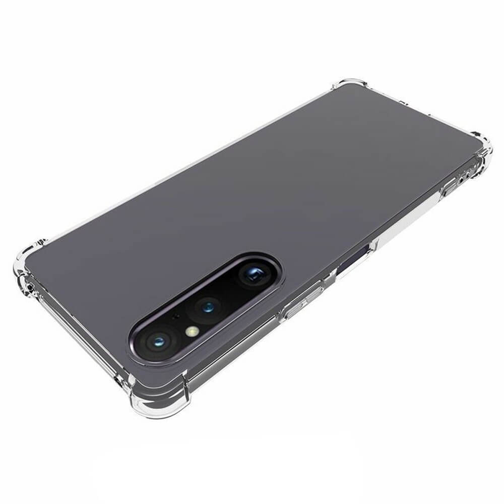 Sony Xperia 1 V - Silikon Case Hülle transparent