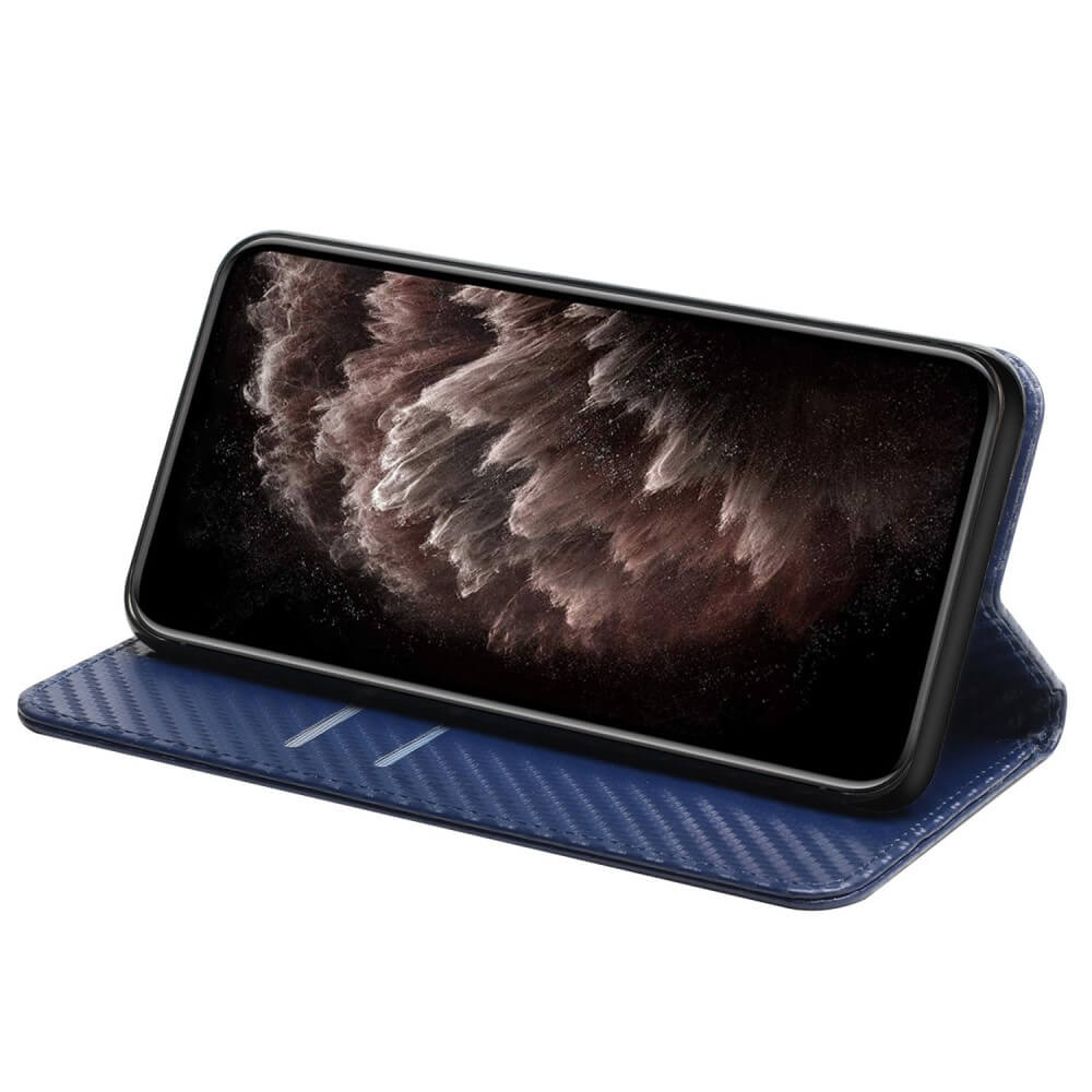 Xiaomi Poco X5 Pro - Carbon Look Flip Case Cover