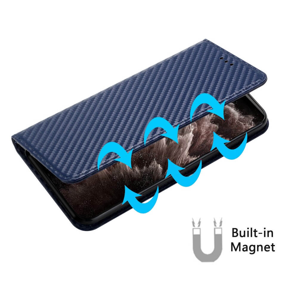 Xiaomi Poco X5 Pro - Carbon Look Flip Case Cover