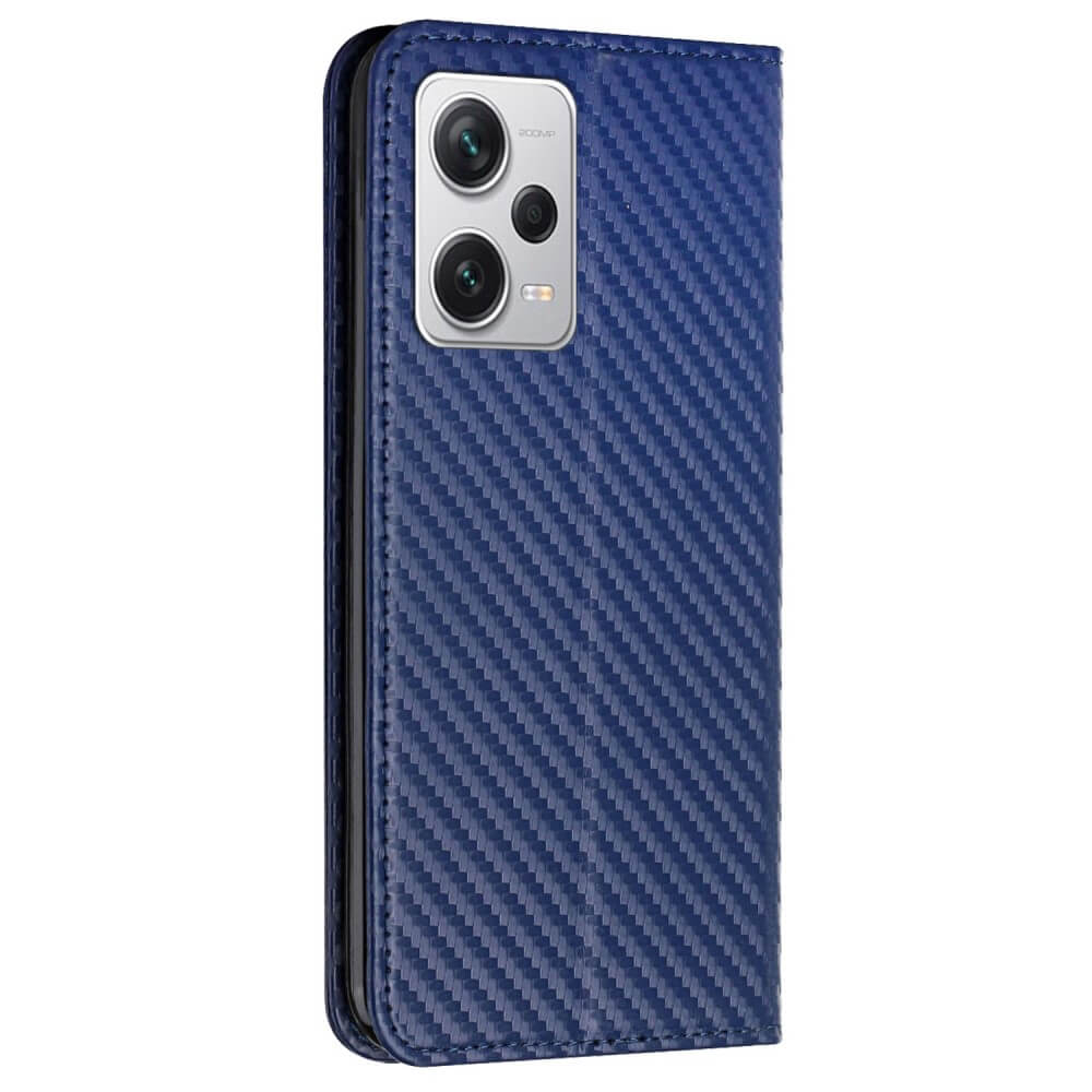 Xiaomi Poco X5 Pro - Carbon Look Flip Case Cover