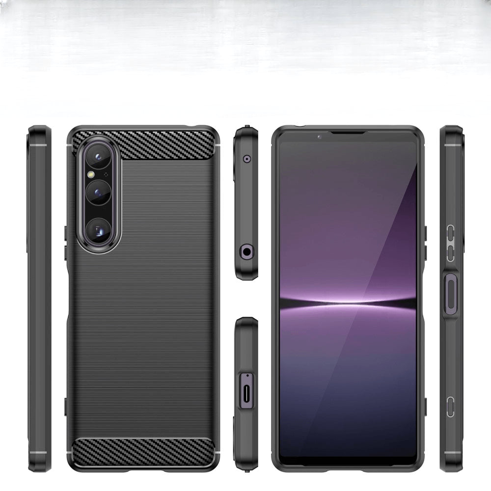 Sony Xperia 1 V - Metal Carbon Look Case