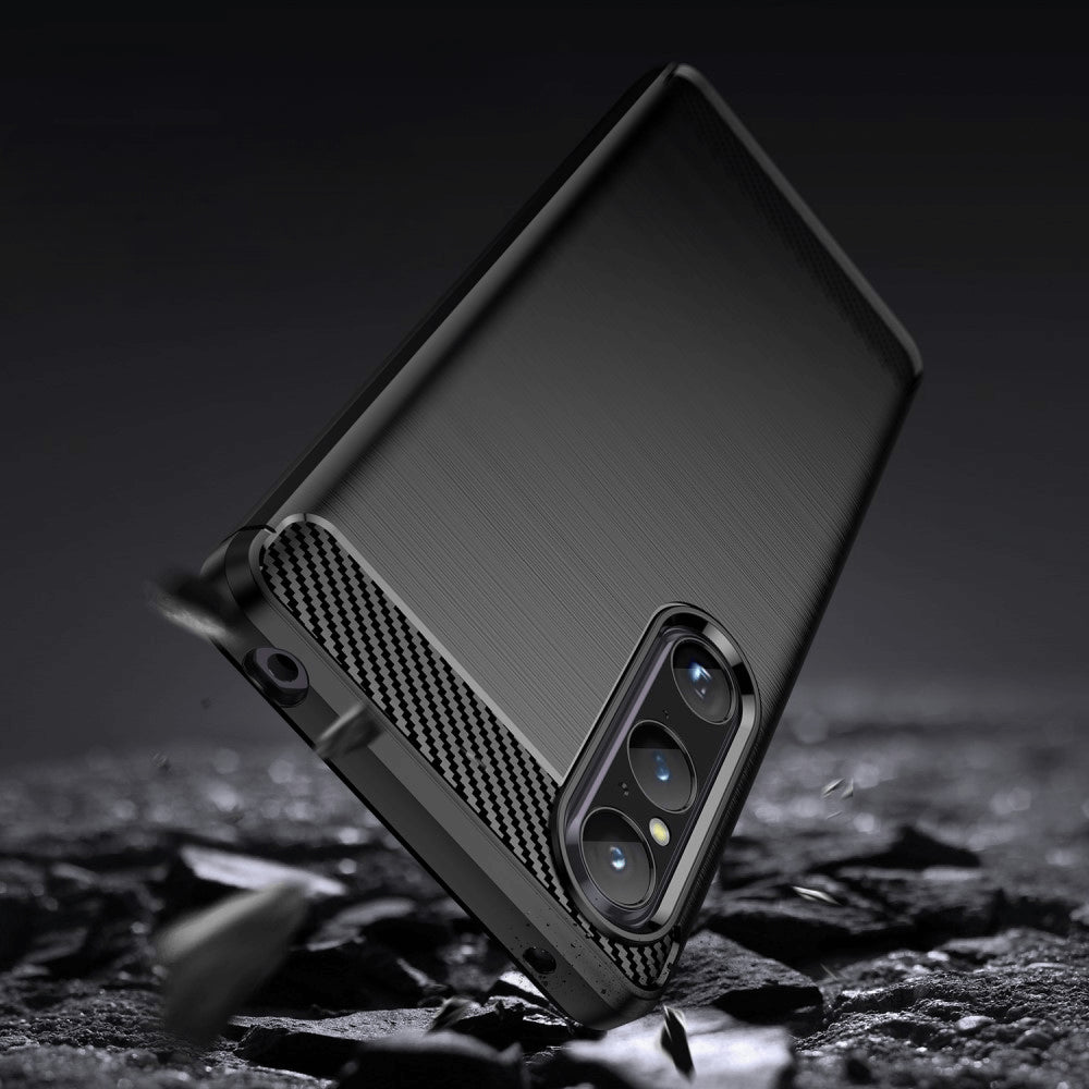 Sony Xperia 1 V - Metal Carbon Look Case