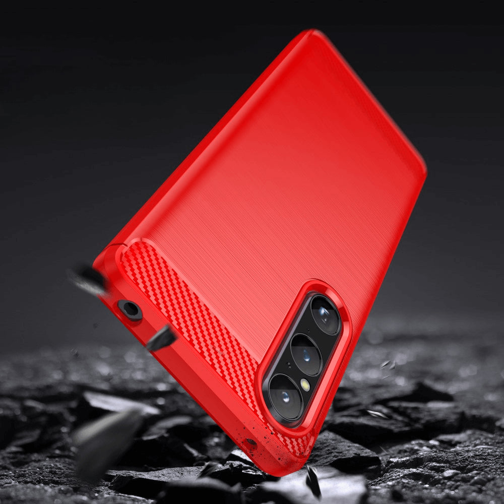 Sony Xperia 1 V - Metal Carbon Look Case