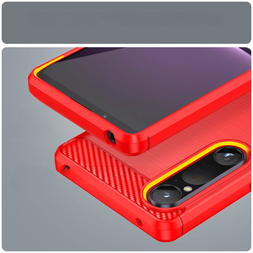 Sony Xperia 1 V - Metal Carbon Look Case