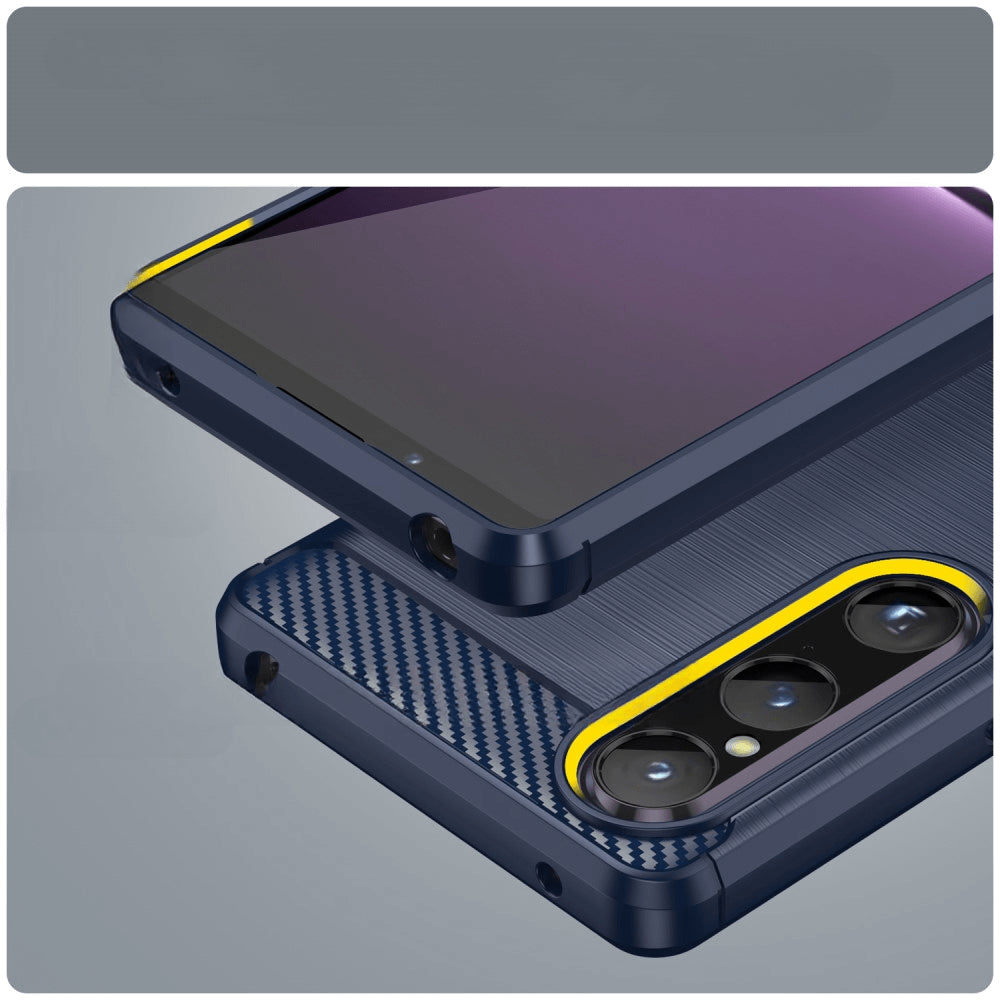 Sony Xperia 1 V - Metal Carbon Look Case