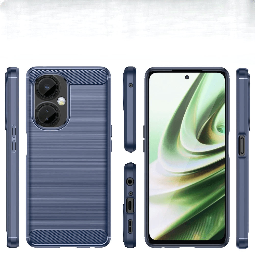 OnePlus Nord CE 3 Lite - Metall Carbon Look Hülle