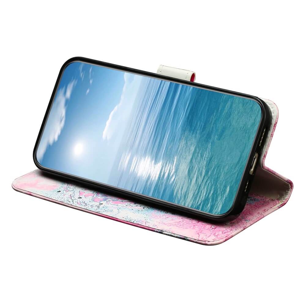 Sony Xperia 10 V - Leder Hülle Marble