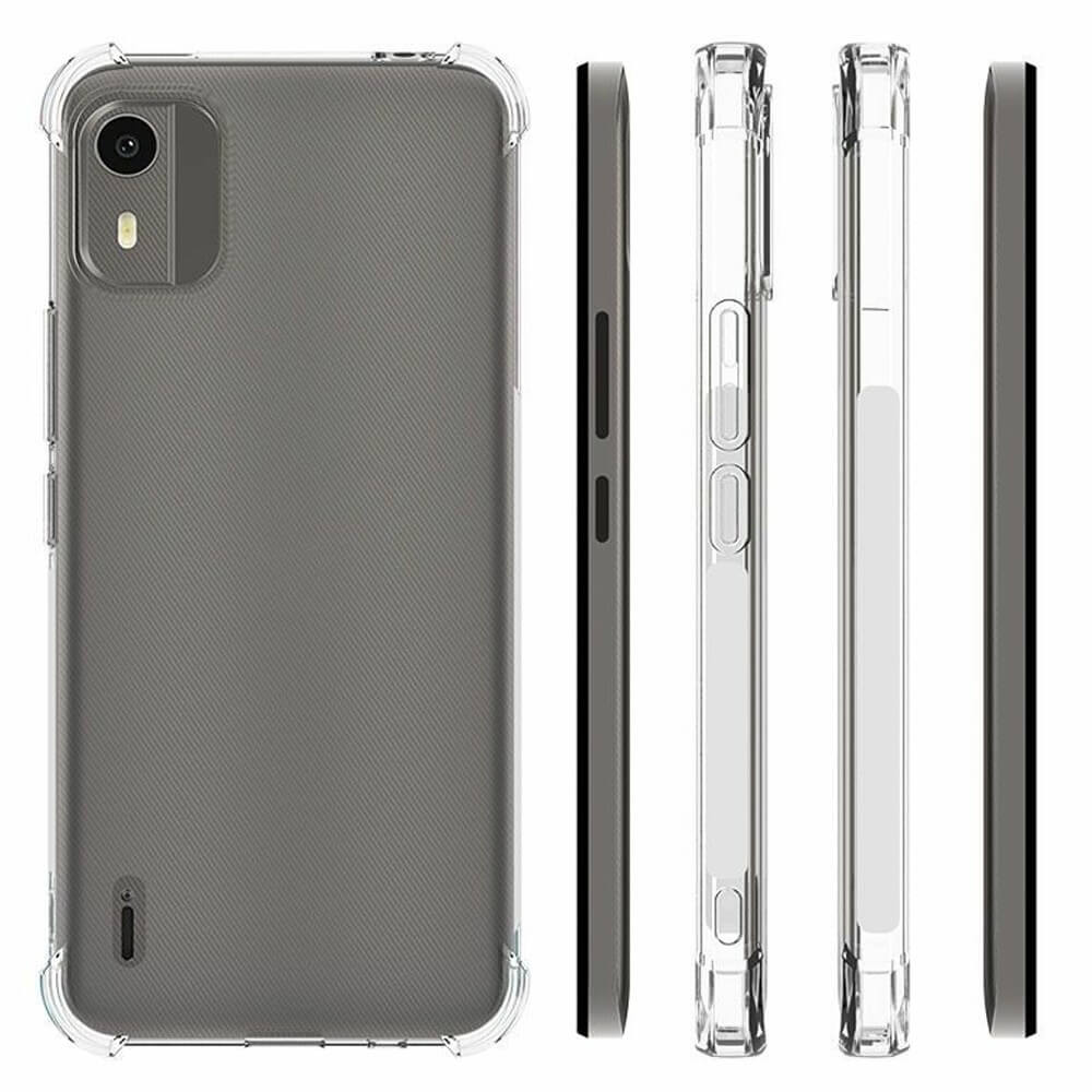Nokia C12 - Silikon Case Hülle transparent