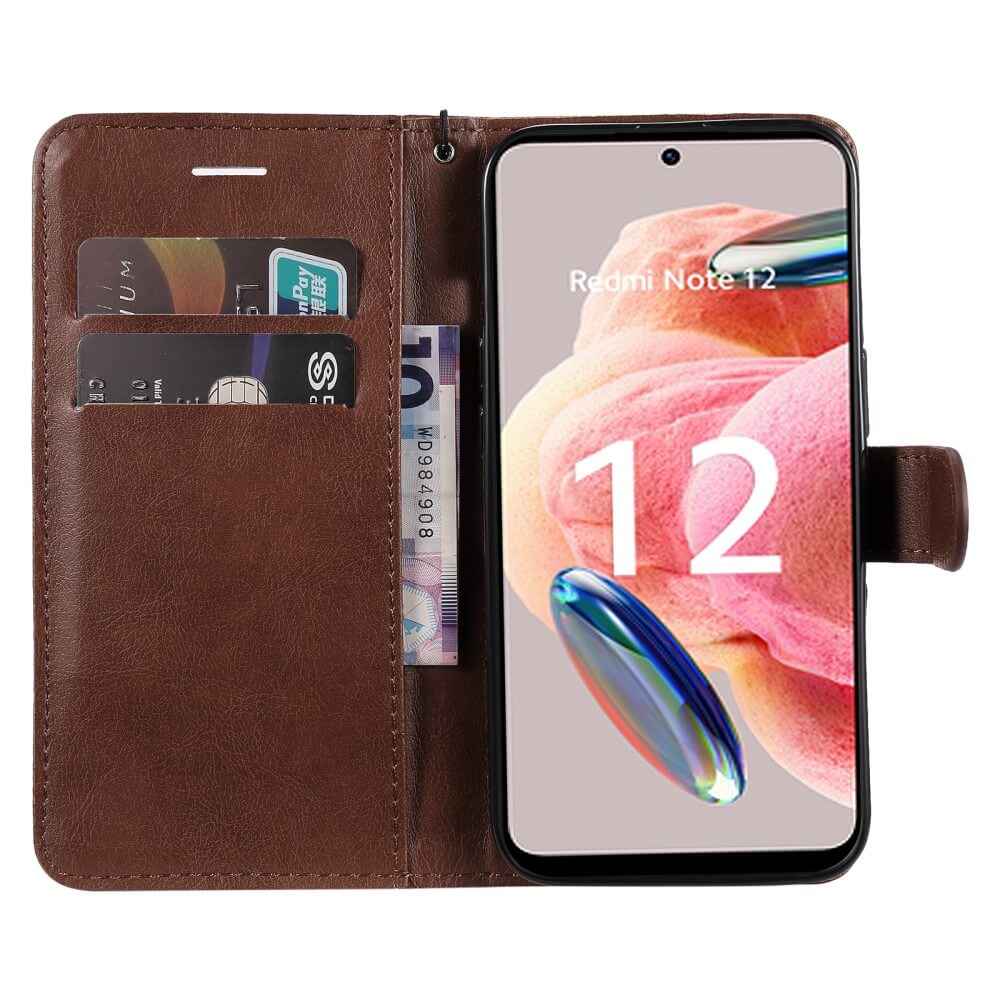Xiaomi Redmi Note 12 4G - Leder Etui Hülle