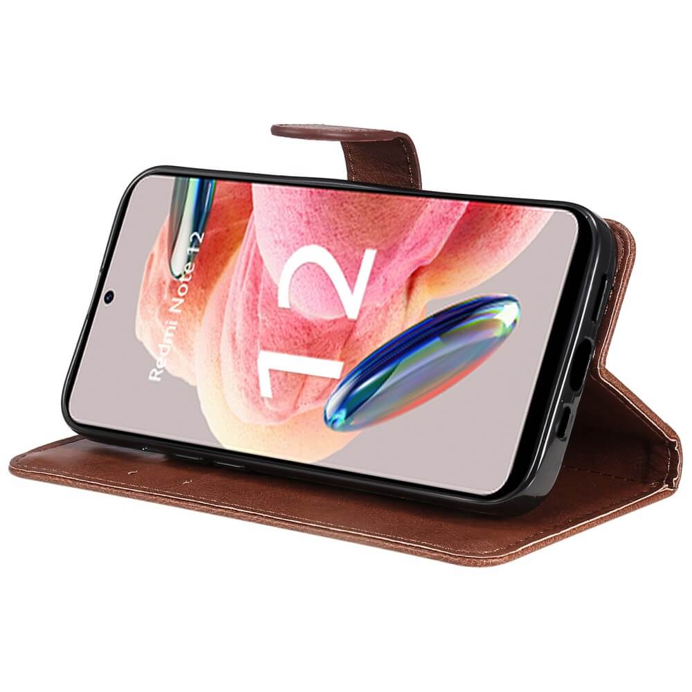 Xiaomi Redmi Note 12 4G - Leder Etui Hülle
